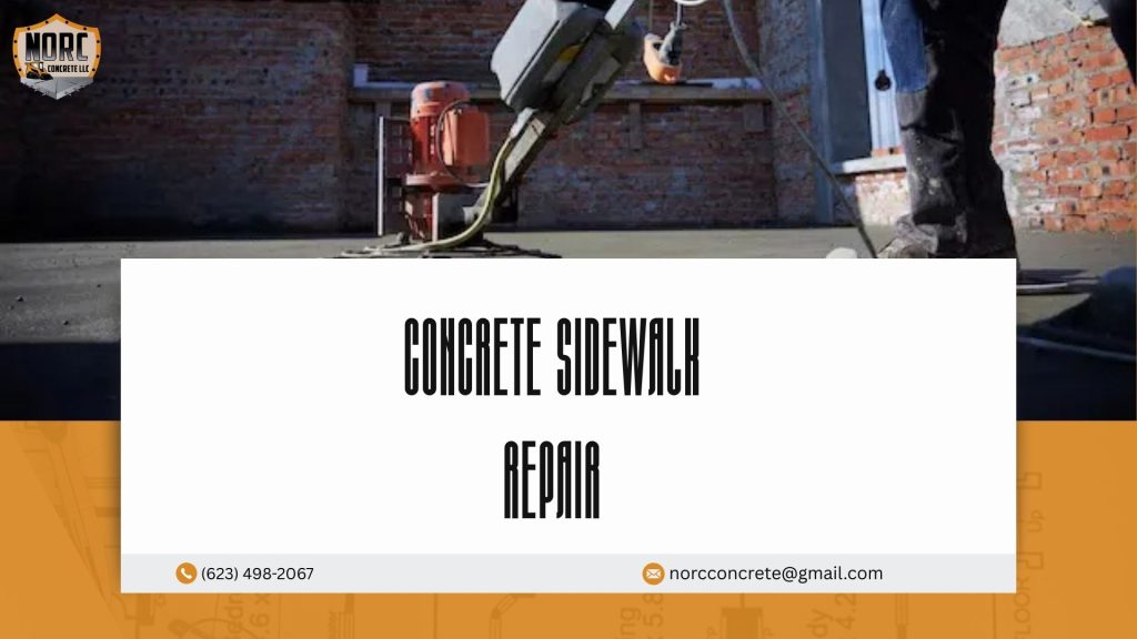 concrete sidewalk repair
