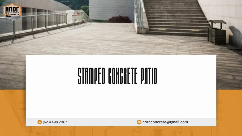 stamped concrete patio